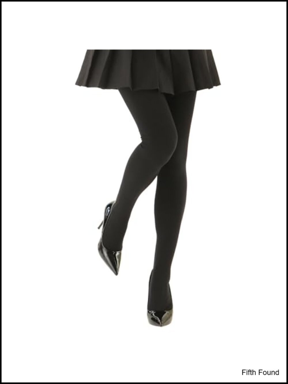 Women's Opaque Fleece Lined Thermal Tights 120 Den Slim Fit - Picture 5 of 6